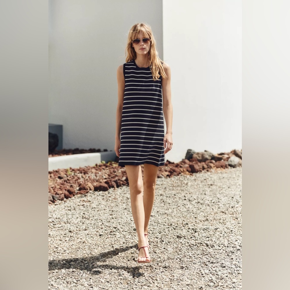 NWT Zara Striped Knit Mini Dress